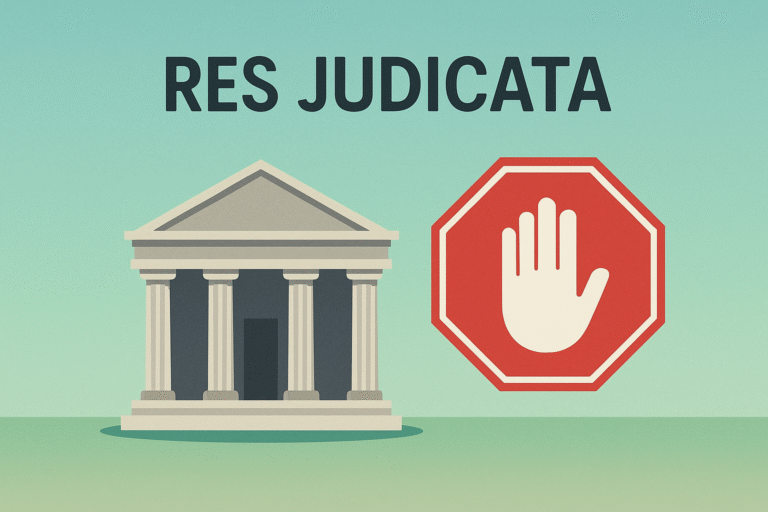 Legal Concept with Courthouse and Stop Sign