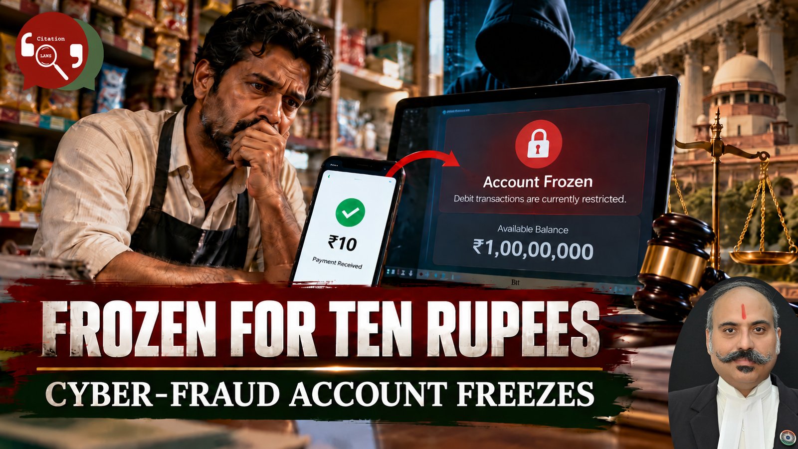 You are currently viewing Frozen for Ten Rupees: When Cyber Fraud Freezes an Innocent Business